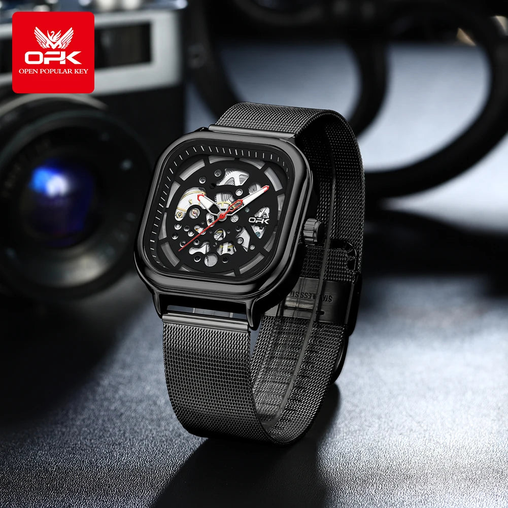 OPK 8173 Men's Luminous Waterproof Mechanical Watch