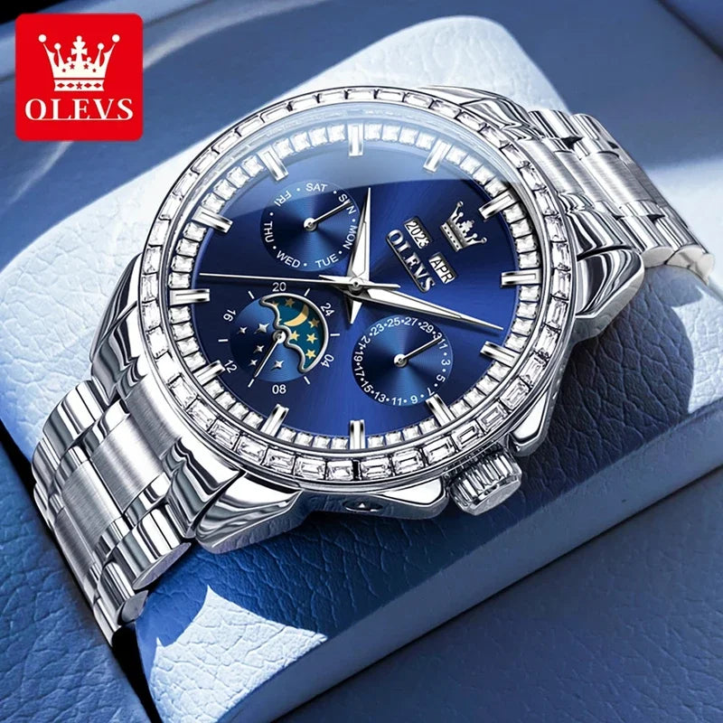 OLEVS 6695 Luxury Men's Multifunctional Watch