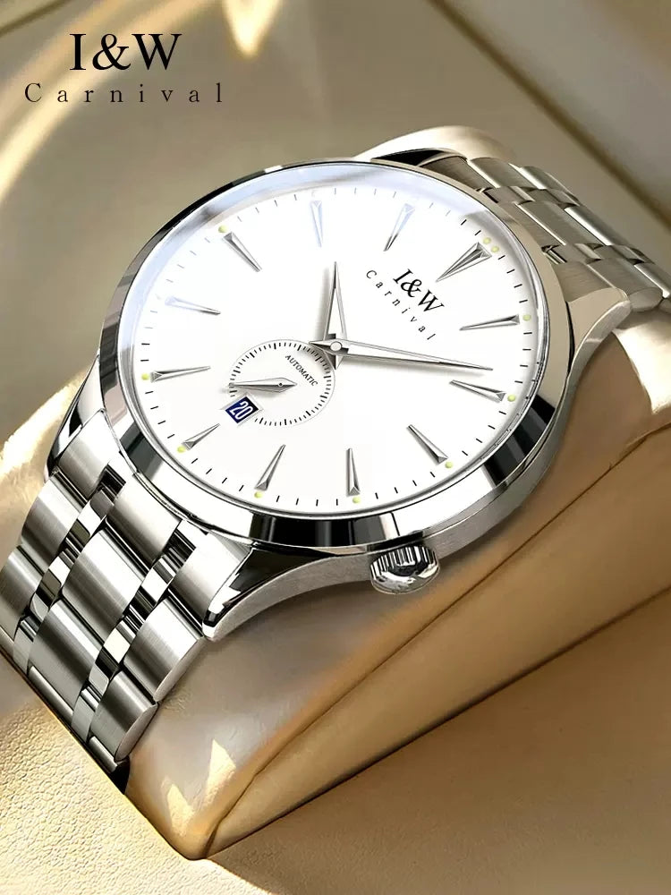 Carnival Luxury Automatic Steel Watch for Men