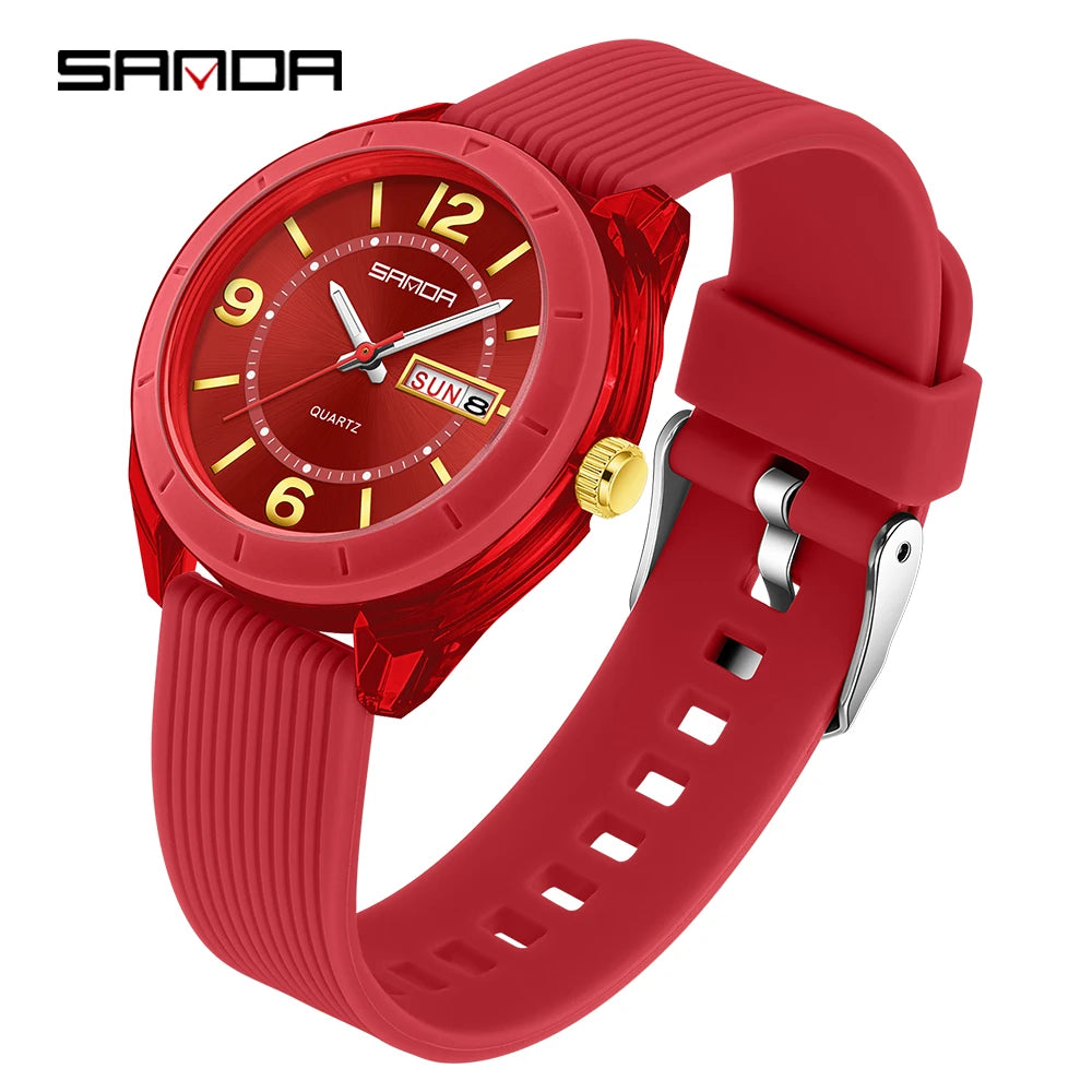 SANDA Women's Quartz Waterproof Luxury Watch