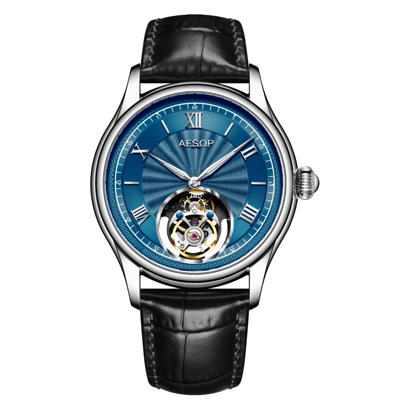 Luxury Aesop Tourbillon Skeleton Watch for Men