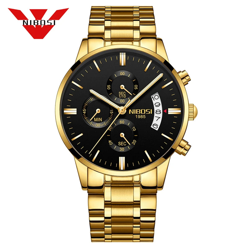 Luxury Nibosi Men's Quartz Watch - Fashion & Function