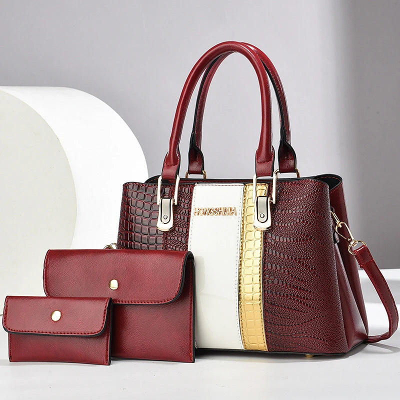 Luxurious 3-Piece Women's Handbag Set - Ultimate Style