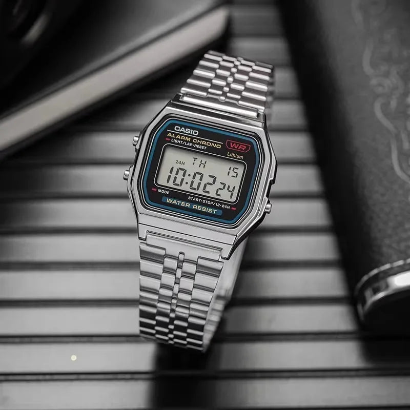 Casio Classic Men's Stainless Steel Digital Watch