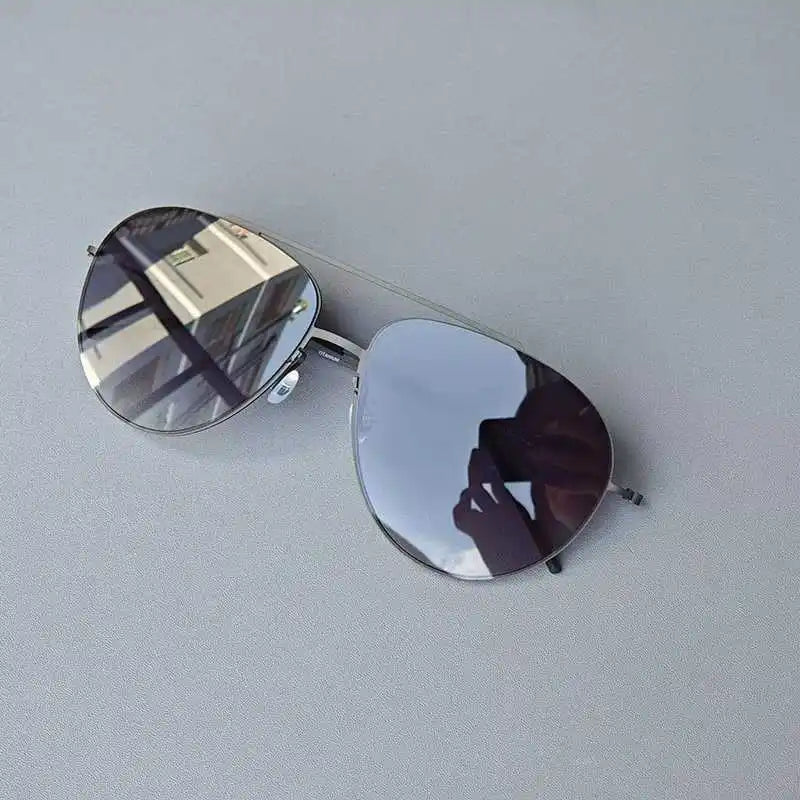Ultra-Light Titanium Pilot Sunglasses - UV Protection