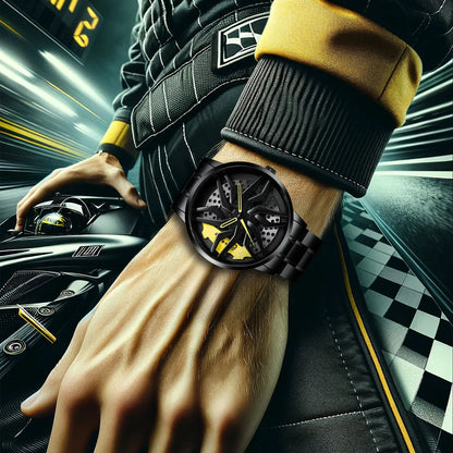 Novo relógio masculino com estilo empresarial, temperamento sofisticado, estilo maduro e bonito, tendência versátil, relógio de quartzo luminoso