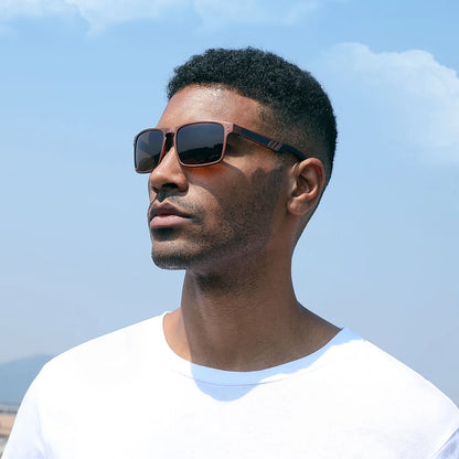 BARCUR Aluminium Magnesium Sunglasses Square Men Sunglasses Polarized Male Sun glasses Women  Sport Eyewear Oculos de sol