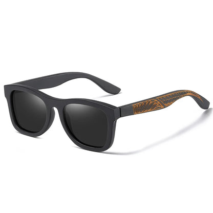 GM Polarized Bamboo Sunglasses - Eco-Chic Elegance