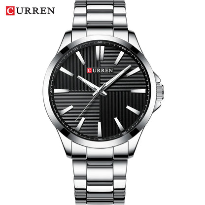 CURREN Luxury Waterproof Stainless Steel Watch