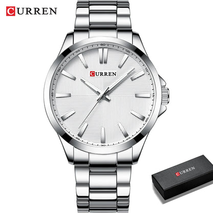 CURREN Luxury Waterproof Stainless Steel Watch