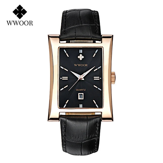 WWOOR 2025 Men's Luxury Waterproof Quartz Watch