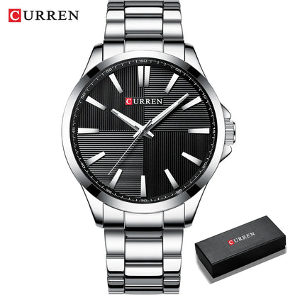 CURREN Luxury Waterproof Stainless Steel Watch