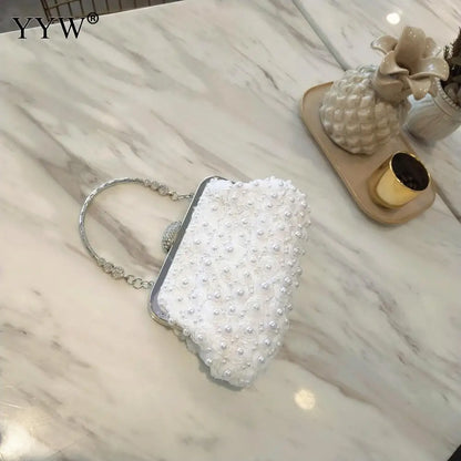 Luxury Pearl Clutch for Weddings and Parties