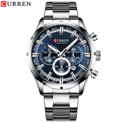 Luxury CURREN Men's Waterproof Chronograph Watch