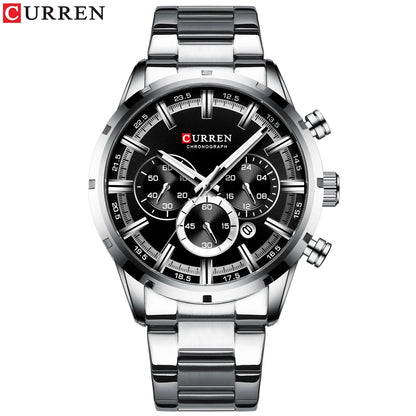 Luxury CURREN Men's Waterproof Chronograph Watch