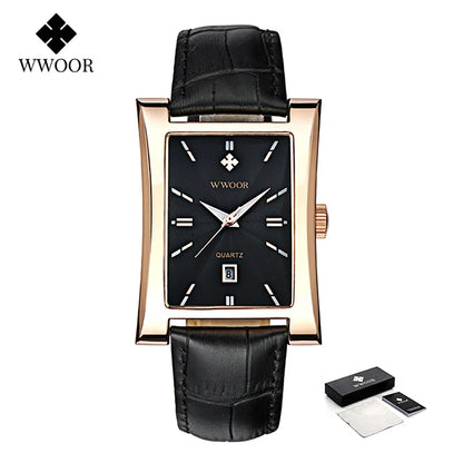 WWOOR 2025 Men's Luxury Waterproof Quartz Watch