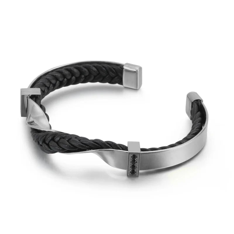 Kalen Men's Unique Irregular Bracelets - Gold/Silver