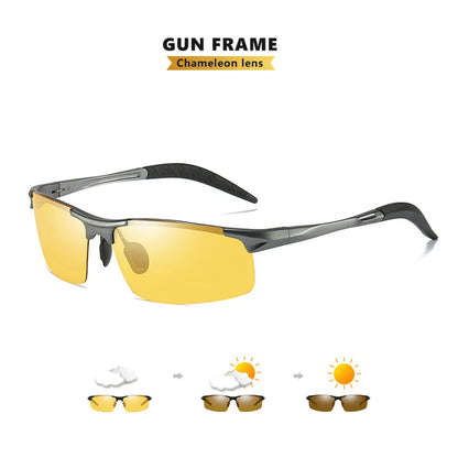 Polarized Night Vision Driving Sunglasses for Men