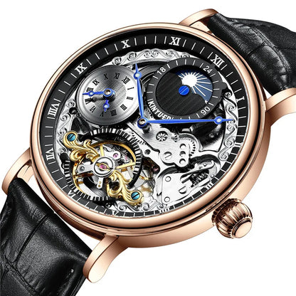 Kinyued Automatic Skeleton Tourbillon Watch - Luxury Precision