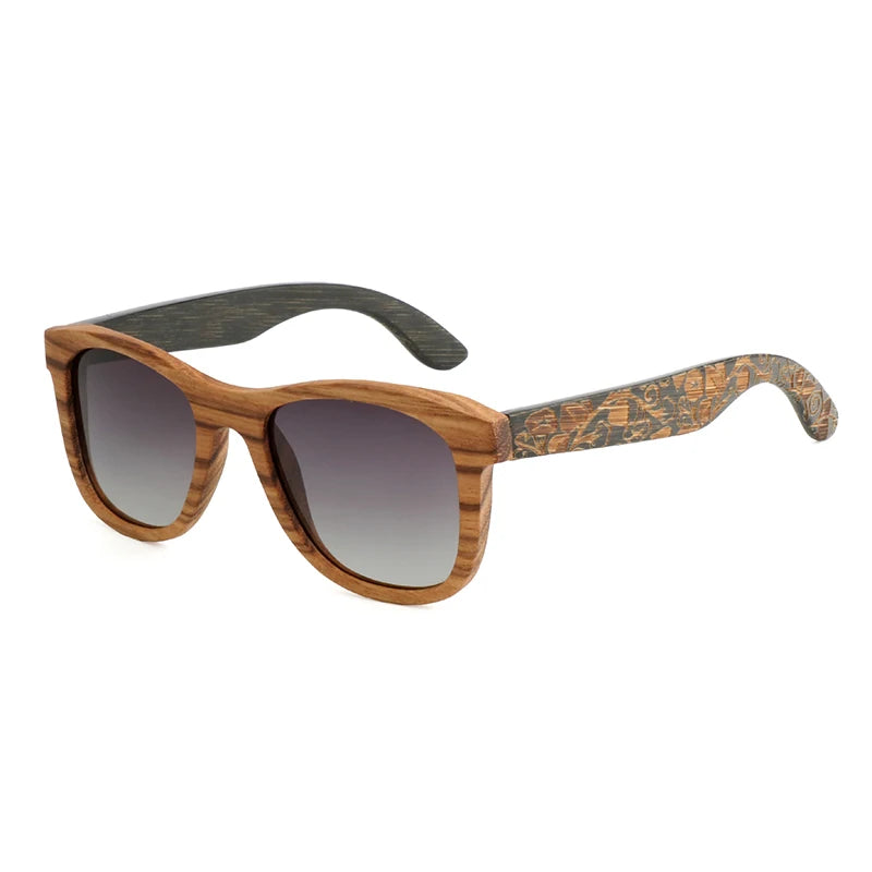 Eco-Chic Bamboo Sunglasses - Polarized UV400 Protection
