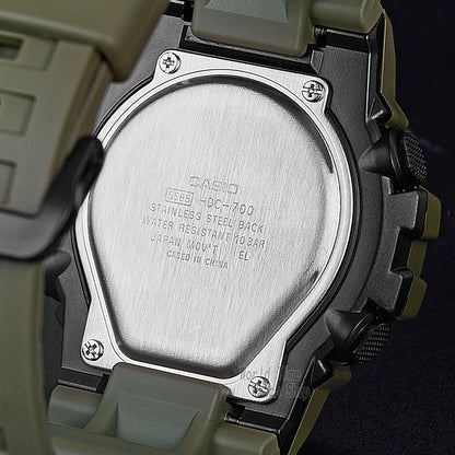 Casio relógio de pulso digital 100 metros, relógio de pulso, modelo masculino, esportivo militar, à prova d'água