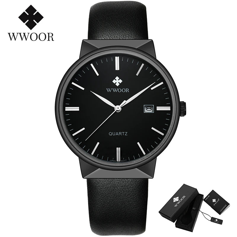 WWOOR Men's Luxury Quartz Dress Watch