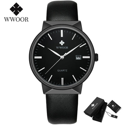 WWOOR Men's Luxury Quartz Dress Watch