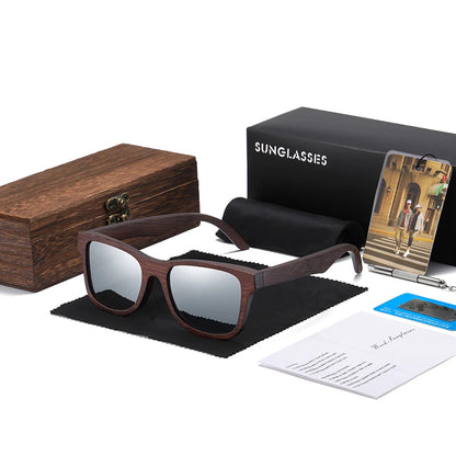 Bamboo Polarized Sunglasses with Gift Box