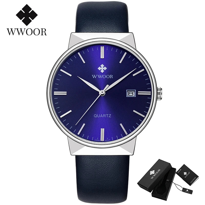 WWOOR Men's Luxury Quartz Dress Watch