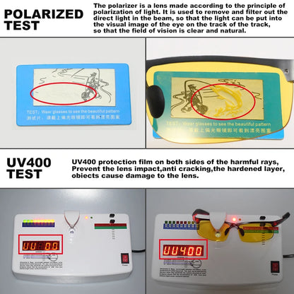 Óculos de visão noturna anti-reflexo para dirigir homens óculos de sol polarizados fotocromáticos óculos de motorista zonnebril heren