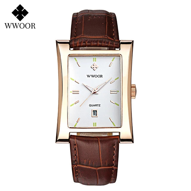 WWOOR 2025 Men's Luxury Waterproof Quartz Watch