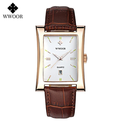 WWOOR 2025 Men's Luxury Waterproof Quartz Watch