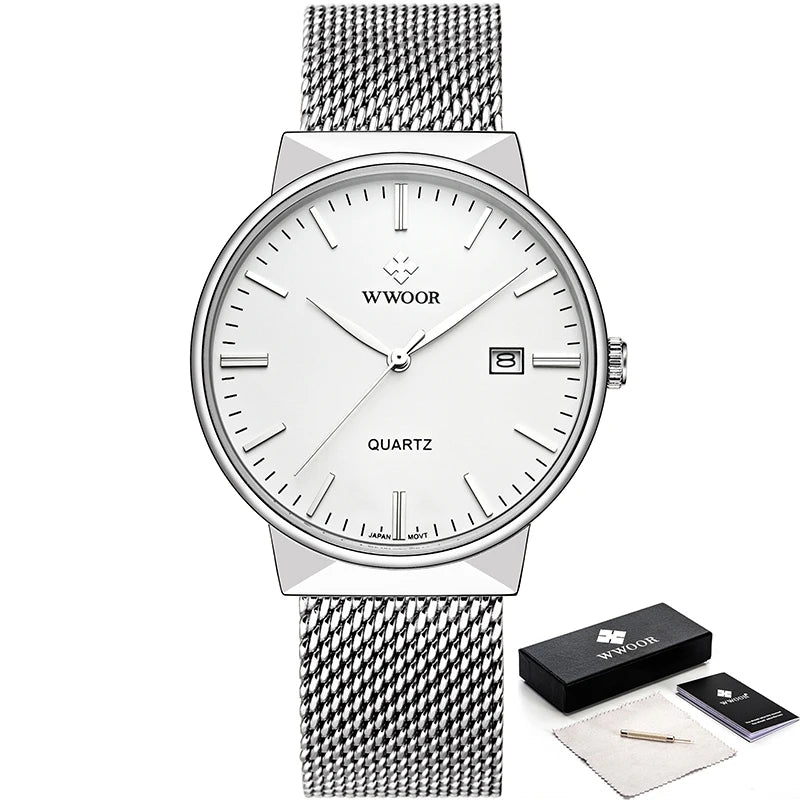 WWOOR Men's Luxury Quartz Dress Watch