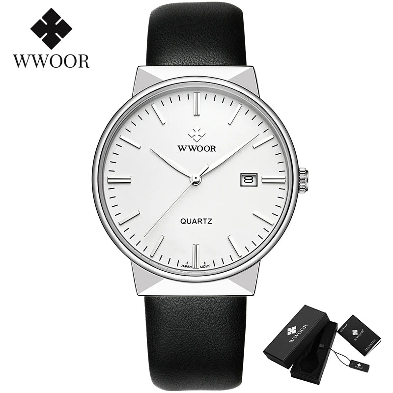 WWOOR Men's Luxury Quartz Dress Watch