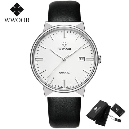 WWOOR Men's Luxury Quartz Dress Watch