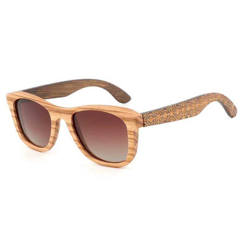 Eco-Chic Bamboo Sunglasses - Polarized UV400 Protection