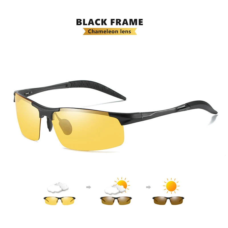 Polarized Night Vision Driving Sunglasses for Men