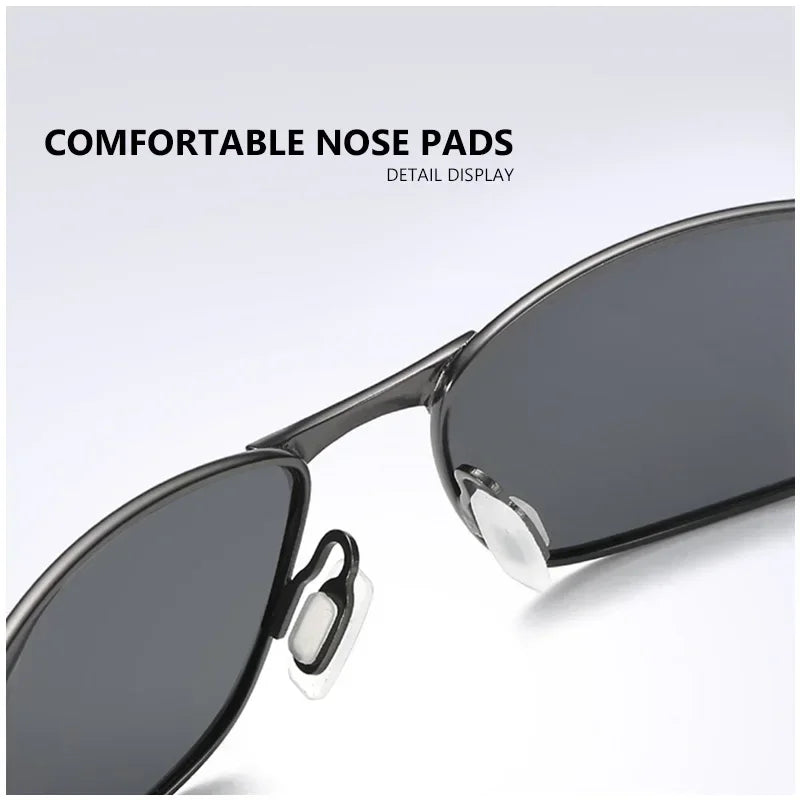 Aowear retro polarizado espelho óculos de sol para homem mulher vintage óculos de sol dos homens uv400 leve condução óculos com caso