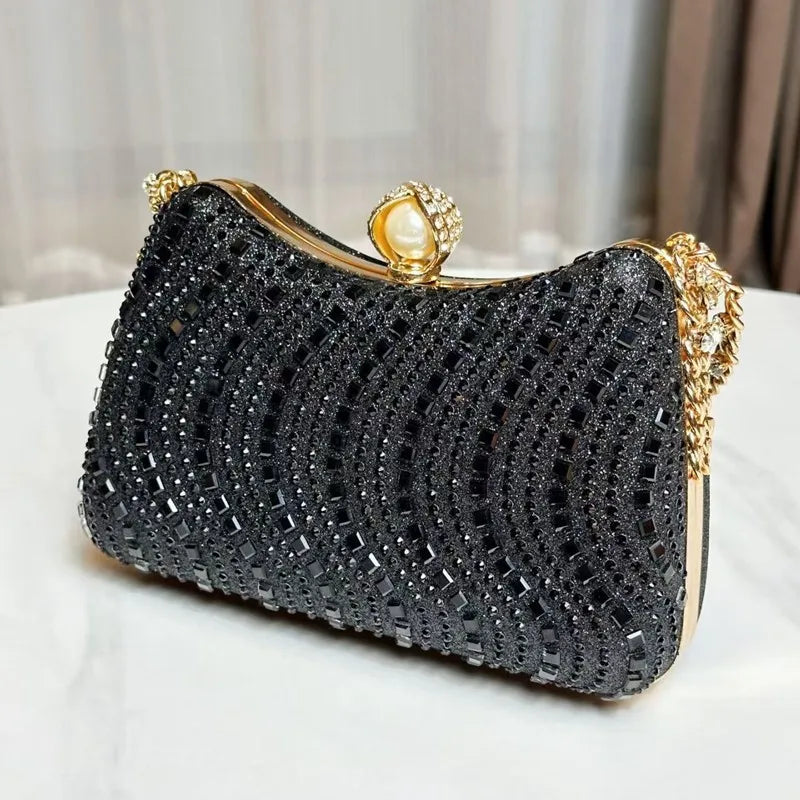 Luxury Crystal Evening Clutch Bag for Women
