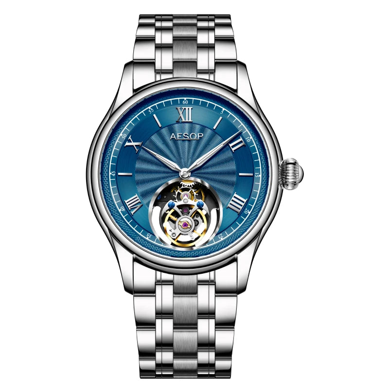Luxury Aesop Tourbillon Skeleton Watch for Men