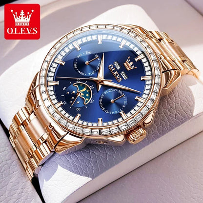 OLEVS 6695 Luxury Men's Multifunctional Watch