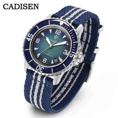 CADISEN Deep Explorer Green Automatic Watch