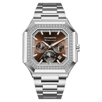 HANBORO Automatic Square Men's Fashion Watch