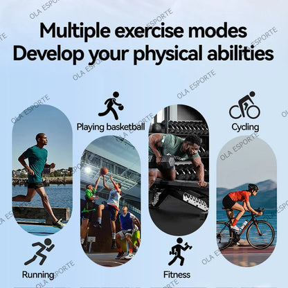 Nova chamada bluetooth relógio inteligente masculino 2.01 "hd tela curvada esportes relógios ecg + ppg monitor de saúde smartwatch para android ios 2025