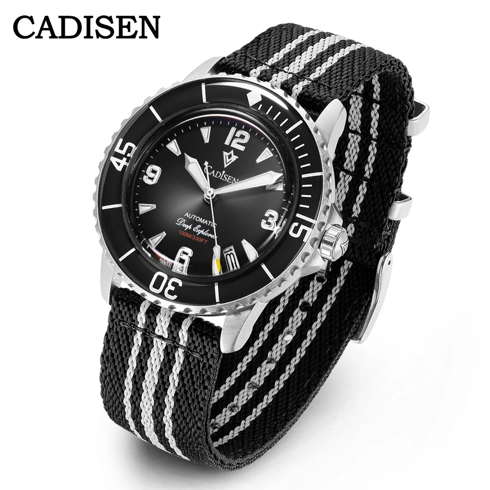 CADISEN Deep Explorer Green Automatic Watch