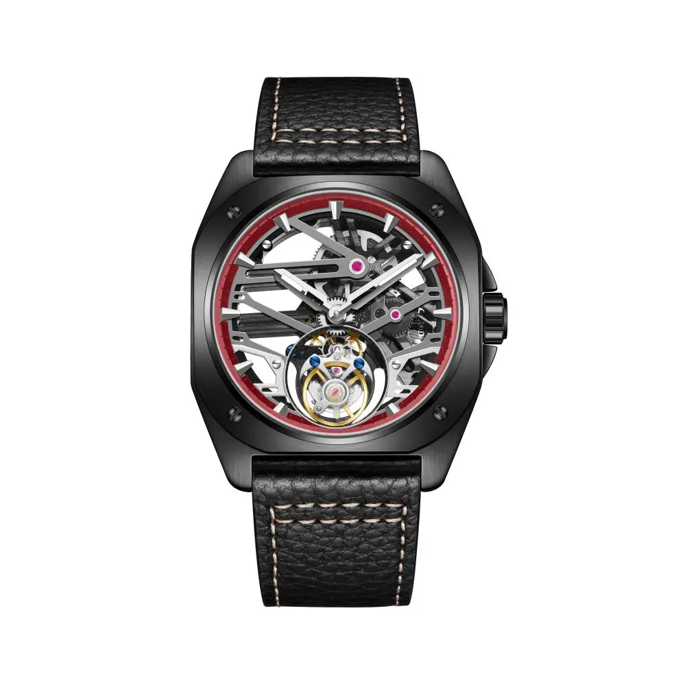 Aesop Luxury Tourbillon Men's Watch - Sapphire Skeleton