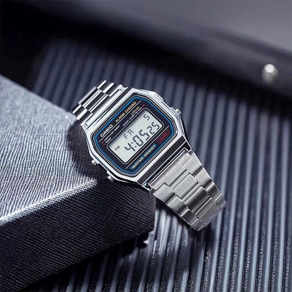 Casio relógios para homens de luxo clássico led digital quartzo homem relógio à prova dwaterproof água reserva energia alarme cronômetro relógios aço inoxidável