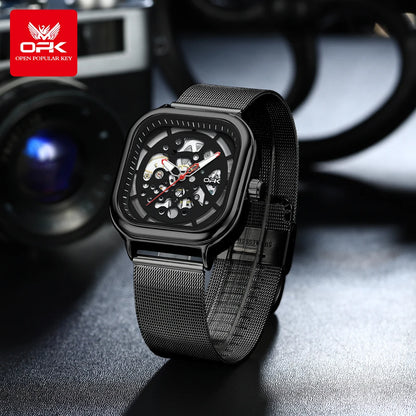 OPK 8173 Men's Luminous Waterproof Mechanical Watch