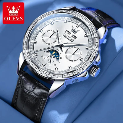 OLEVS 6695 Luxury Men's Multifunctional Watch
