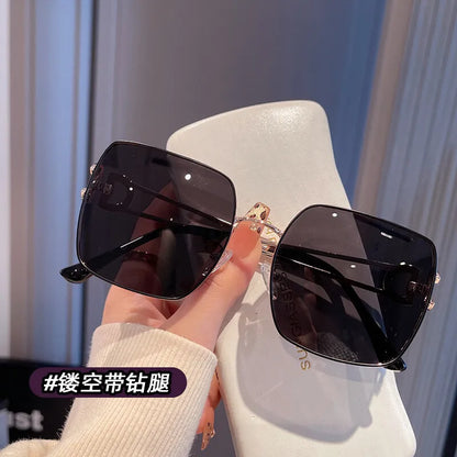 2025 nova moda óculos de sol feminino polarizado vintage oversized óculos de sol para mulheres tendência óculos ao ar livre uv400